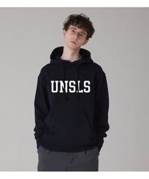 UN-USELESS（アンユースレス）の「【UN-USELESS】アンユースレス/ UNSLS LOGO HOODED SWKNIT（パーカー）」