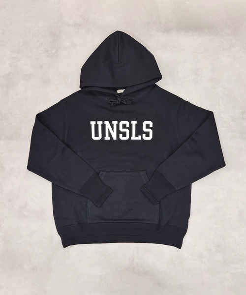 UN-USELESS(アンユースレス)の「【UN-USELESS】アンユースレス/ UNSLS LOGO HOODED SWKNIT(パーカー・メンズ・グレー/ネイビー/ブラック・MEDIUM/LARGE/X-LARGE/SMALL)」の7枚目の写真