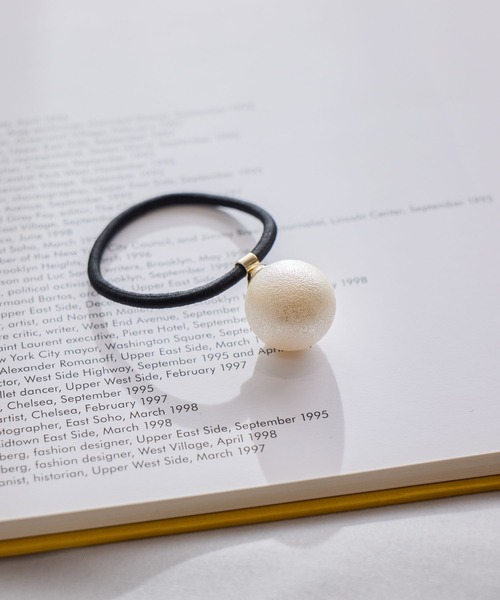 studio CLIP（スタディオクリップ）の「パールヘアゴム（ヘアゴム・レディース・ブラック/ブラウン・FREE）」の5枚目の写真