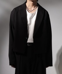 welise（ウェライズ）の「【welise-TSUKUROI-】WOOL MIX 540gTR 1B Short Tailored Jacket ショートシングルテーラードジャケット（テーラードジャケット）」