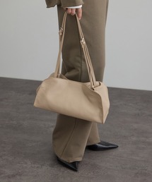 SALON adam et rope'（サロン アダム エ ロペ）の「【WS（ドゥーブル）】ナチュラルレザーロングハンドルバッグ（ハンドバッグ）」