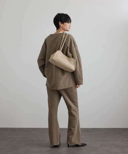 SALON adam et rope'（サロン アダム エ ロペ）の「【WEB限定】【WS（ドゥーブル）】ナチュラルレザーロングハンドルバッグ（ハンドバッグ・レディース・ブラック/ベージュ・FREE）」の12枚目の写真