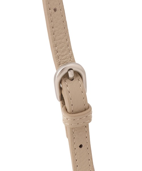 SALON adam et rope'（サロン アダム エ ロペ）の「【WEB限定】【WS（ドゥーブル）】ナチュラルレザーロングハンドルバッグ（ハンドバッグ・レディース・ブラック/ベージュ・FREE）」の18枚目の写真