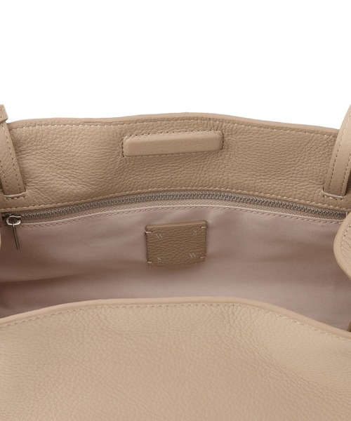 SALON adam et rope'（サロン アダム エ ロペ）の「【WEB限定】【WS（ドゥーブル）】ナチュラルレザーロングハンドルバッグ（ハンドバッグ・レディース・ブラック/ベージュ・FREE）」の20枚目の写真