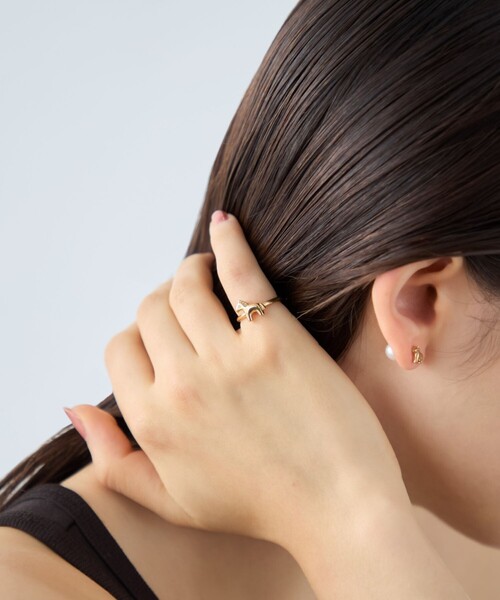 ハッピーカムカム] ビジュー ポニー リング（リング）｜ete（エテ）の