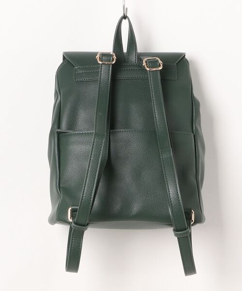 LA BAGAGERIE(ラバガジェリー)の「フロント金具デイリーリュック(バックパック/リュック・レディース・ブラック/グレイッシュベージュ/シルバー系その他/グリーン・FREE)」の5枚目の写真