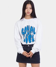 ROYALLIFE（ロイヤルライフ）の「RLLR3002 タギングロゴロングスリーブ - ホワイト（Tシャツ/カットソー）」
