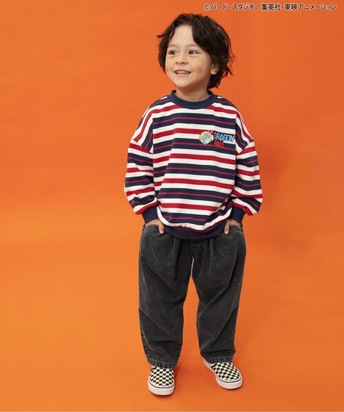 BREEZE（ブリーズ）の「ワイドタックパンツ（その他パンツ・キッズ・カモフラージュ/ストライプ/ネイビー/ピンク/ブラウン/ブラック・100/150/130/140/110/120/90）」の15枚目の写真