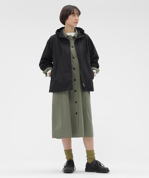 MHL.(エムエイチエル)の「COTTON CUPRA PLAINWEAVE DRESS(ワンピース・レディース・ブラウン系その他2/グリーン系その他7・2/1)」の12枚目の写真