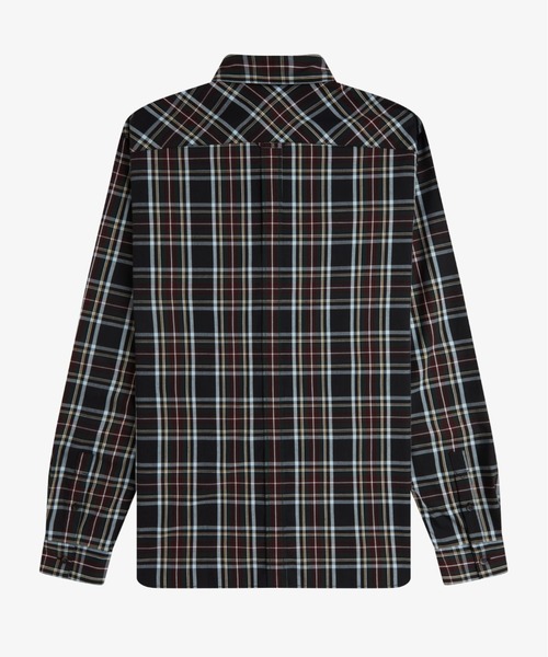 FRED PERRY（フレッドペリー）の「Classic Tartan Shirt／クラシックタータンチェックシャツ（シャツ/ブラウス・メンズ・ブラック/ライトブルー・S/M/L）」の10枚目の写真