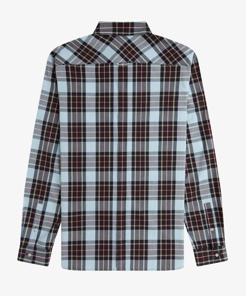FRED PERRY（フレッドペリー）の「Classic Tartan Shirt／クラシックタータンチェックシャツ（シャツ/ブラウス・メンズ・ブラック/ライトブルー・S/M/L）」の14枚目の写真