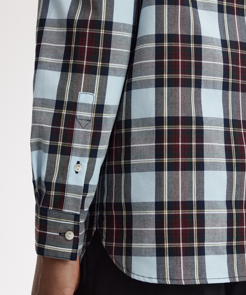 FRED PERRY（フレッドペリー）の「Classic Tartan Shirt／クラシックタータンチェックシャツ（シャツ/ブラウス・メンズ・ブラック/ライトブルー・S/M/L）」の12枚目の写真