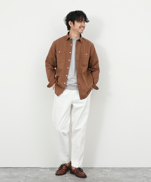 NOLLEY’S(ノーリーズ)の「デニムストレッチ ワイドジャスト丈 デニムパンツ 26SS(デニムパンツ・メンズ・ブルー/ホワイト・S/M/L/XL)」の21枚目の写真