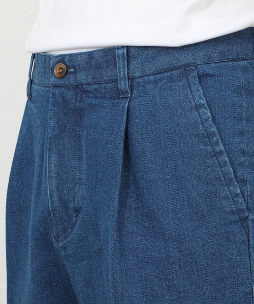 NOLLEY’S(ノーリーズ)の「デニムストレッチ ワイドジャスト丈PT 26SS(デニムパンツ・メンズ・ブルー/ホワイト・S/M/L/XL)」の15枚目の写真