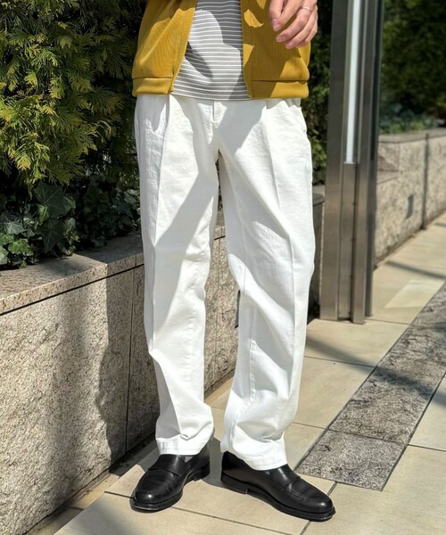 NOLLEY’S(ノーリーズ)の「デニムストレッチ ワイドジャスト丈PT 26SS(デニムパンツ・メンズ・ブルー/ホワイト・S/M/L/XL)」の19枚目の写真
