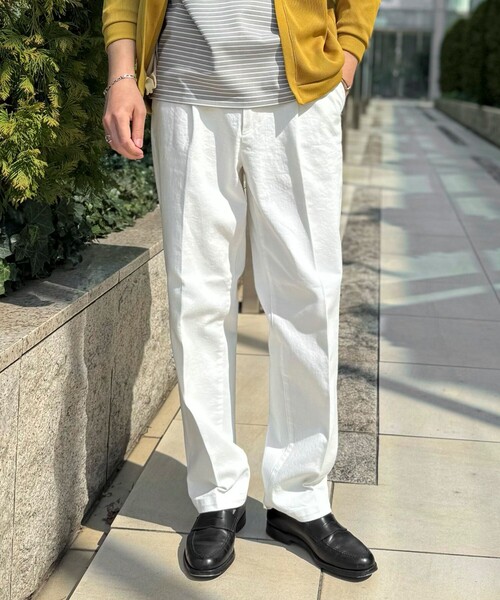 NOLLEY’S(ノーリーズ)の「デニムストレッチ ワイドジャスト丈PT 26SS(デニムパンツ・メンズ・ブルー/ホワイト・S/M/L/XL)」の20枚目の写真