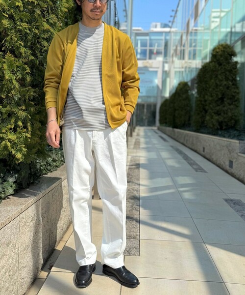 NOLLEY’S(ノーリーズ)の「デニムストレッチ ワイドジャスト丈PT 26SS(デニムパンツ・メンズ・ブルー/ホワイト・S/M/L/XL)」の21枚目の写真