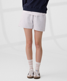 DANGLEDROP（ダングルドロップ）の「DGDPスウェットショートパンツホワイトメランジ（その他パンツ）」