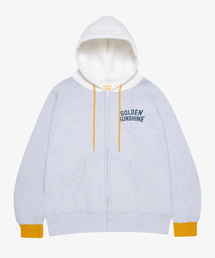 GOLDEN SNSHINE（ゴールデン サンシャイン）の「Sunshine zip-up hoodie_White melange（パーカー）」
