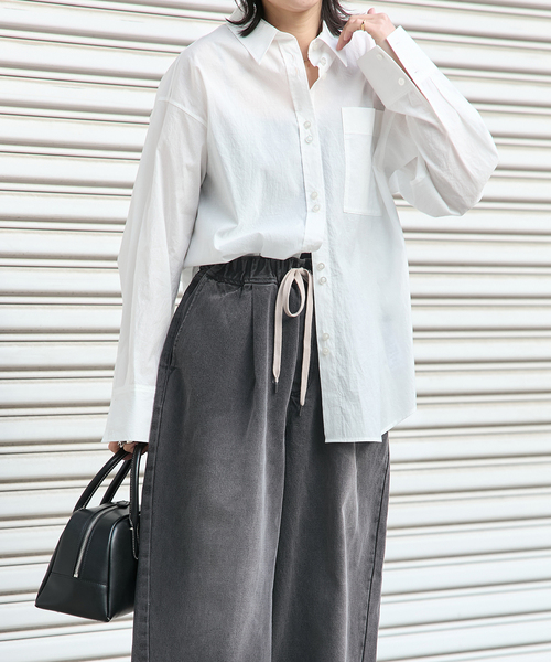 JOURNAL STANDARD(ジャーナルスタンダード)の「《追加》イージーデニムワイドパンツ(デニムパンツ・レディース・ブラック系その他/ブルー・36/38)」の9枚目の写真