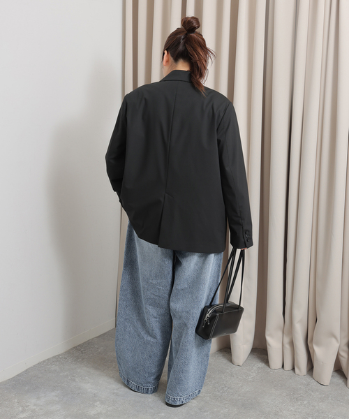 JOURNAL STANDARD(ジャーナルスタンダード)の「《追加》イージーデニムワイドパンツ(デニムパンツ・レディース・ブラック系その他/ブルー・36/38)」の19枚目の写真