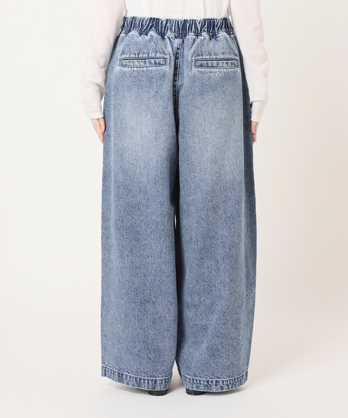 JOURNAL STANDARD（ジャーナルスタンダード）の「《追加》イージーデニムワイドパンツ（デニムパンツ・レディース・ブラック系その他/ブルー・36/38）」の12枚目の写真