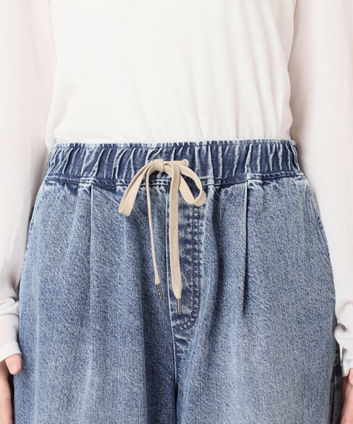 JOURNAL STANDARD（ジャーナルスタンダード）の「《追加》イージーデニムワイドパンツ（デニムパンツ・レディース・ブラック系その他/ブルー・36/38）」の9枚目の写真