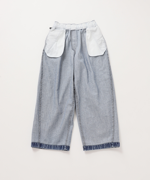 JOURNAL STANDARD（ジャーナルスタンダード）の「《追加》イージーデニムワイドパンツ（デニムパンツ・レディース・ブラック系その他/ブルー・36/38）」の6枚目の写真