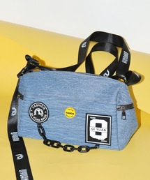 crossi（クロッシー）の「ロゴワッペン付き デニム ショルダーバッグ（ボストンバッグ）」