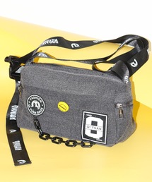 crossi（クロッシー）の「ロゴワッペン付き デニム ショルダーバッグ（ボストンバッグ）」