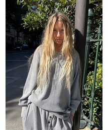 LLL DESIGN STUDIO（lllデザインスタジオ）の「ワッフルヘンリーネックデッドT_ヘザーグレー（Tシャツ/カットソー）」