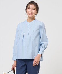 【WEB限定カラーあり】コンパクトエステネージュ スキッパー ブラウス