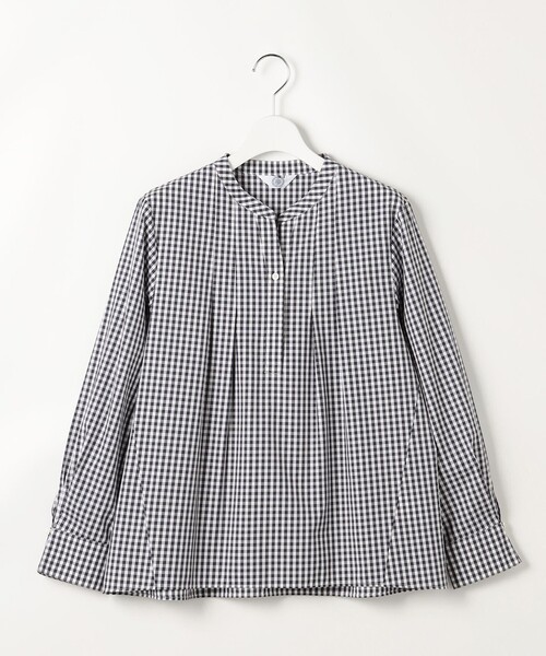 J.PRESS(ジェイプレス)の「【WEB限定カラーあり】コンパクトエステネージュ スキッパー ブラウス(シャツ/ブラウス・レディース・ブラウン系3/ネイビー系3/サックスブルー系2/サックスブルー系1/ピンク系1・T13/T15)」の22枚目の写真