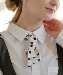 ZAKKA-BOX | ドット柄リボンスカーフ(バンダナ/スカーフ)