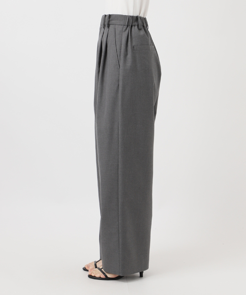 B.C STOCK（ベーセーストック）の「ウォッシャブル / 2タックストレートパンツ（スラックス・レディース・ブラック/チャコールグレー/カーキ・MEDIUM/SMALL）」の7枚目の写真