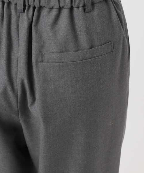 B.C STOCK（ベーセーストック）の「ウォッシャブル / 2タックストレートパンツ（スラックス・レディース・ブラック/チャコールグレー/カーキ・MEDIUM/SMALL）」の13枚目の写真