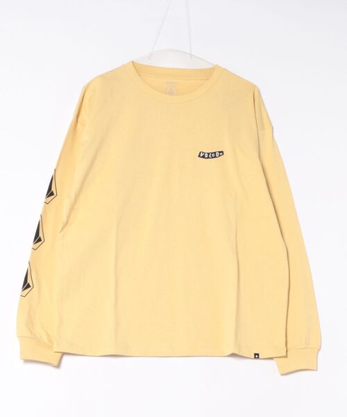 VOLCOM（ボルコム）の「VOLCOM メンズ PISTOL STONE LS TEE ロンT 【2026年春夏モデル】（Tシャツ/カットソー・メンズ・ブラック/ライトグレー/ベージュ系その他/ホワイト・SMALL/MEDIUM/X-LARGE/LARGE）」の4枚目の写真