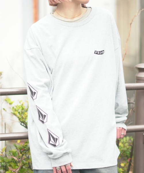 VOLCOM(ボルコム)の「VOLCOM メンズ PISTOL STONE LS TEE ロンT 【2026年春夏モデル】(Tシャツ/カットソー・メンズ・ホワイト/ライトグレー/ブラック/ベージュ系その他・MEDIUM/LARGE/X-LARGE/SMALL)」の3枚目の写真