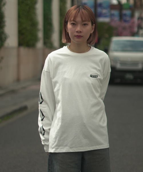VOLCOM(ボルコム)の「VOLCOM メンズ PISTOL STONE LS TEE ロンT 【2026年春夏モデル】(Tシャツ/カットソー・メンズ・ホワイト/ライトグレー/ブラック/ベージュ系その他・MEDIUM/LARGE/X-LARGE/SMALL)」の9枚目の写真