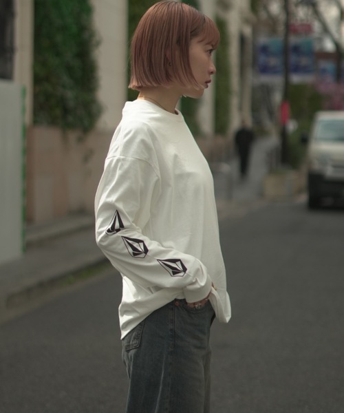 VOLCOM(ボルコム)の「VOLCOM メンズ PISTOL STONE LS TEE ロンT 【2026年春夏モデル】(Tシャツ/カットソー・メンズ・ホワイト/ライトグレー/ブラック/ベージュ系その他・MEDIUM/LARGE/X-LARGE/SMALL)」の10枚目の写真