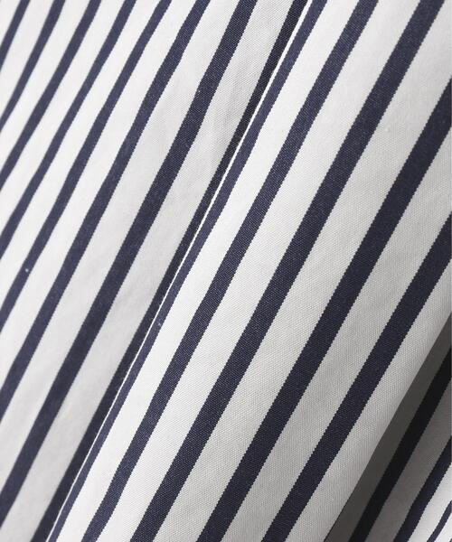 MHL.（エムエイチエル）の「VINTAGE COMPACT COTTON STRIPE（シャツ/ブラウス・レディース・ブルー・2/1）」の5枚目の写真