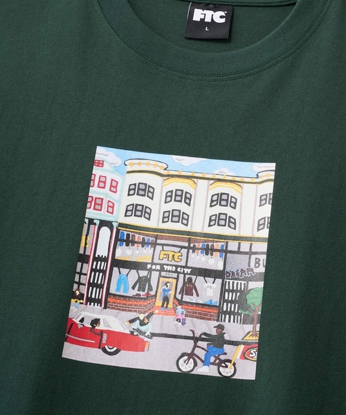 FTC(エフティーシー)の「SHOP TEE Artwork by Pilar O` Conner(Tシャツ/カットソー・メンズ・ブラック/グリーン系その他/ホワイト・X-LARGE/LARGE/MEDIUM/SMALL)」の7枚目の写真