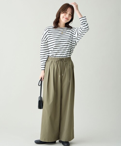 ANY(エニィ)の「ドロストチノパンツ(その他パンツ・レディース・カーキ系/ベージュ系・MEDIUM/LARGE)」の4枚目の写真