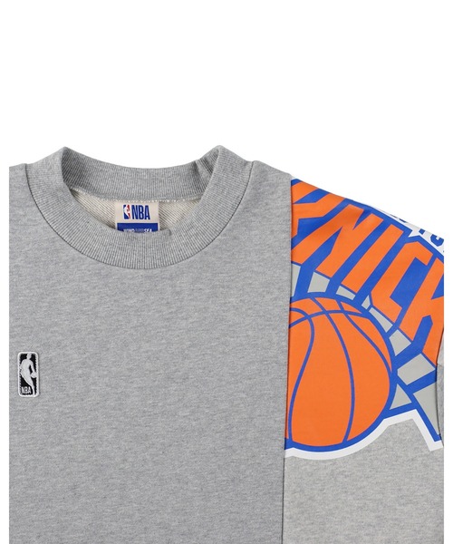 NBA(エヌビーエー)の「Panel Sweatshirts(スウェット・メンズ・グレー/ブラウン・S/L/M/XL)」の6枚目の写真