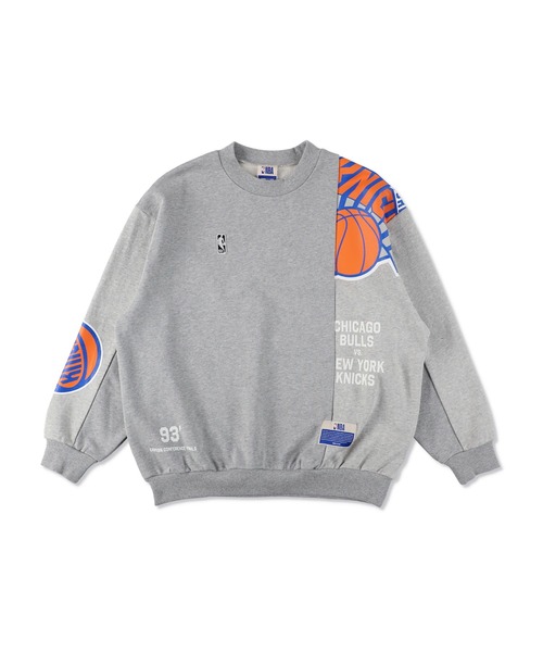 NBA(エヌビーエー)の「Panel Sweatshirts(スウェット・メンズ・グレー/ブラウン・S/L/M/XL)」の5枚目の写真