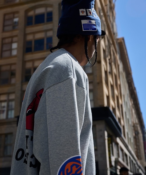 NBA(エヌビーエー)の「Panel Sweatshirts(スウェット・メンズ・グレー/ブラウン・S/L/M/XL)」の19枚目の写真