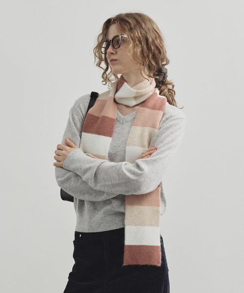 MONGDOL(モンドル)の「ウールカシミヤVネックニットライトグレーMDKT088LGRAY(ニット/セーター・レディース・その他・MEDIUM/SMALL)」の3枚目の写真