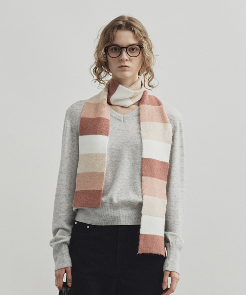 MONGDOL(モンドル)の「ウールカシミヤVネックニットライトグレーMDKT088LGRAY(ニット/セーター・レディース・その他・MEDIUM/SMALL)」の4枚目の写真