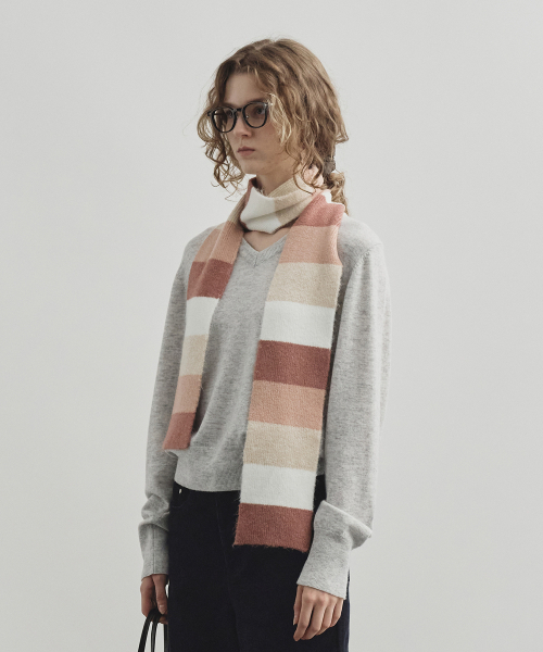 MONGDOL(モンドル)の「ウールカシミヤVネックニットライトグレーMDKT088LGRAY(ニット/セーター・レディース・その他・MEDIUM/SMALL)」の5枚目の写真