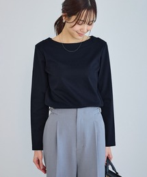 ROPE' PICNIC | 60シルケットボートネックジャケットインナー(Tシャツ/カットソー)